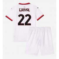 AC Milan Emerson Royal #22 Bortatröja Barn 2024-25 Kortärmad (+ Korta byxor)